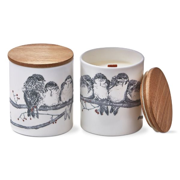 Picture of winter sketches sunset glow soy candle - multi