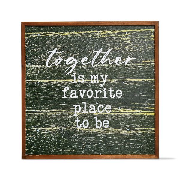 Picture of warm wishes favorite place wall art - green
