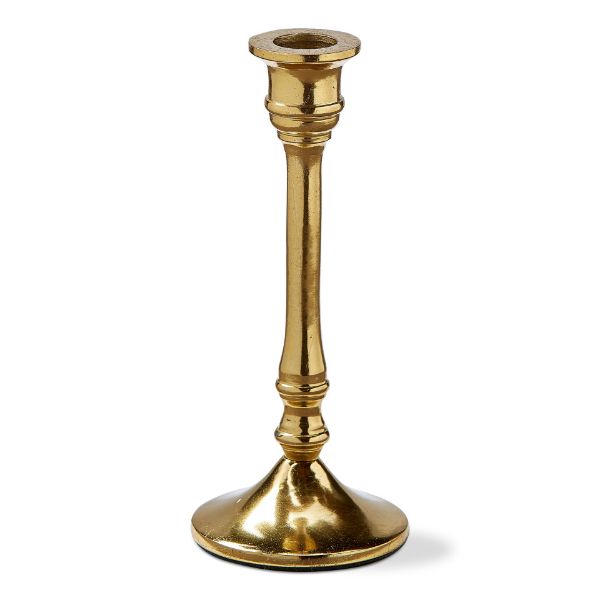 Picture of vanessa taper holder large - gold