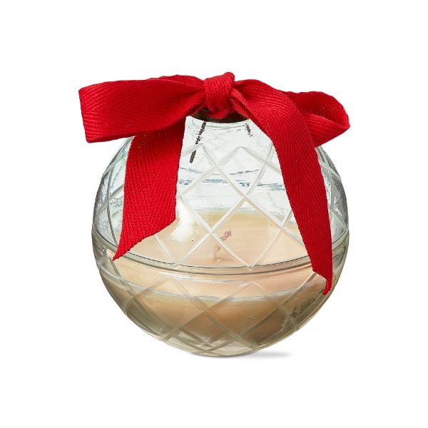 Picture of chelsea ornament candle cypress & hinoki wood small - clear