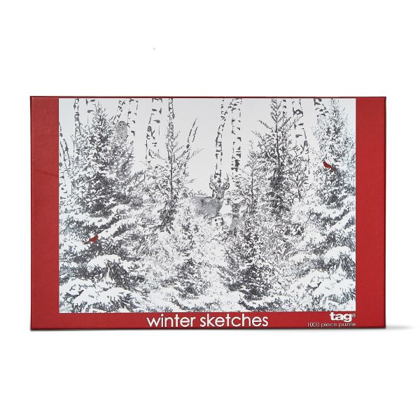 Picture of winter sketches puzzle - multi