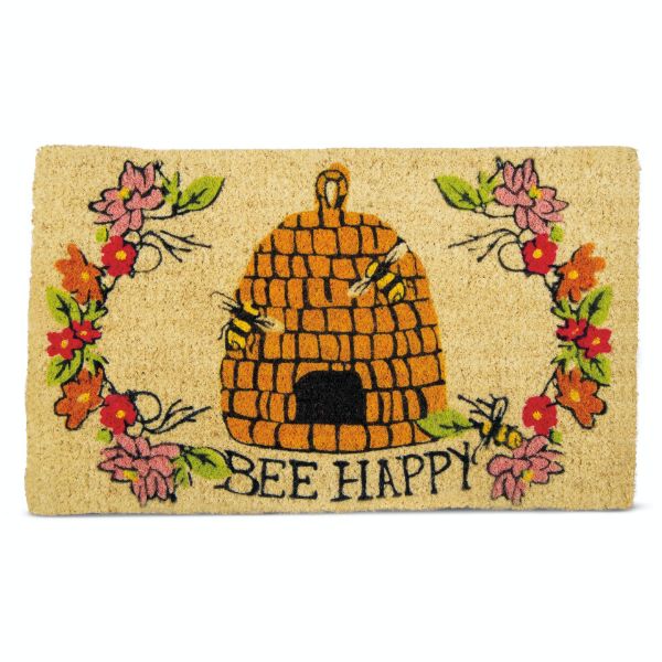 Picture of bee happy coir mat - multi