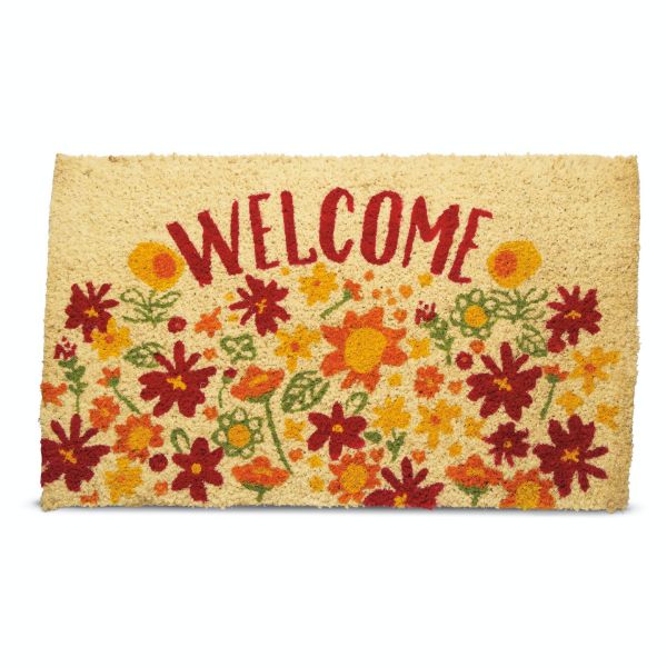 Picture of welcome sunshine coir mat - multi
