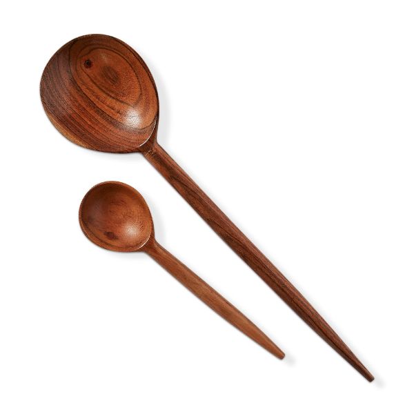 Picture of acacia spoon set of 2 - natural