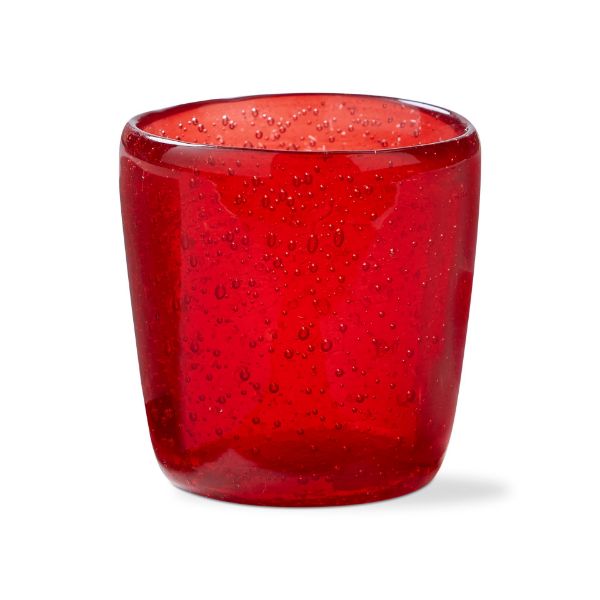 tag wholesale paint box blown glass tealight candle holder red small decor event party wedding