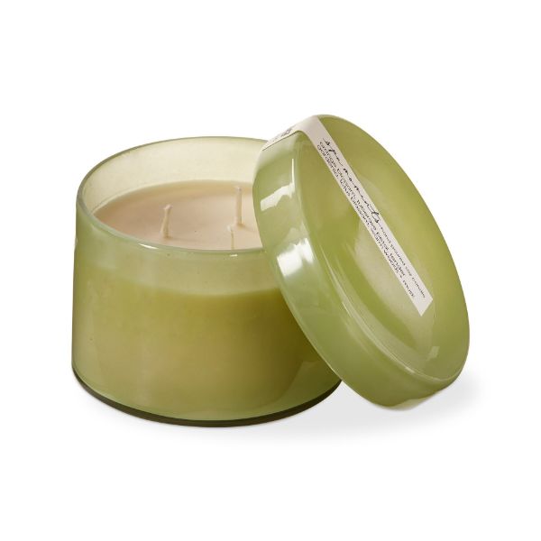 tag wholesale spa moments scented candle with lid green natural soy blend