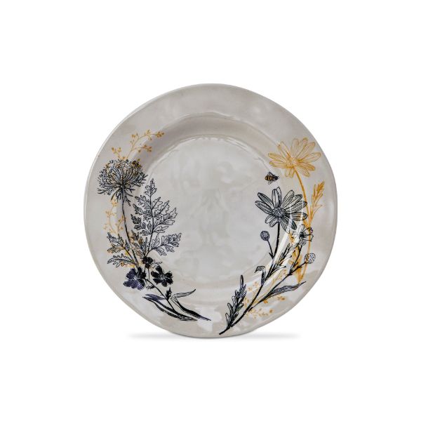 tag wholesale let it bee bamboo melamine salad plate set floral sunflower art design bamboo
