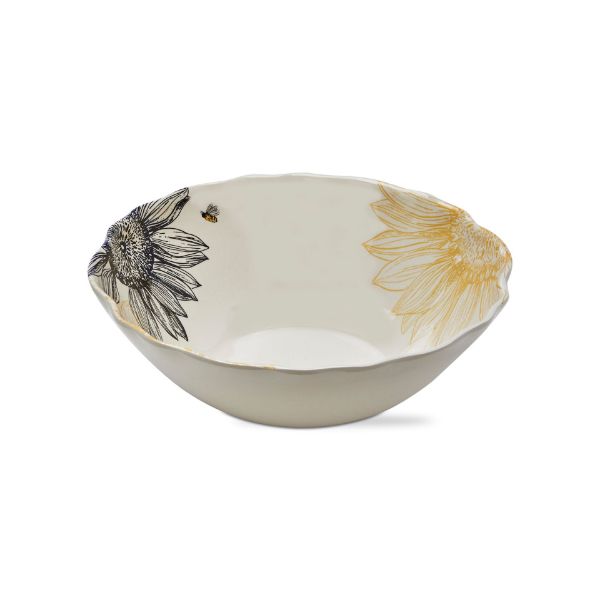 tag wholesale let it bee bamboo melamine serving bowl floral sunflower art design bamboo
