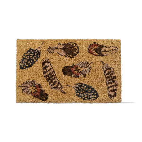 tag wholesale floating on wind coir mat feather natural sustainable eco friendly doormat