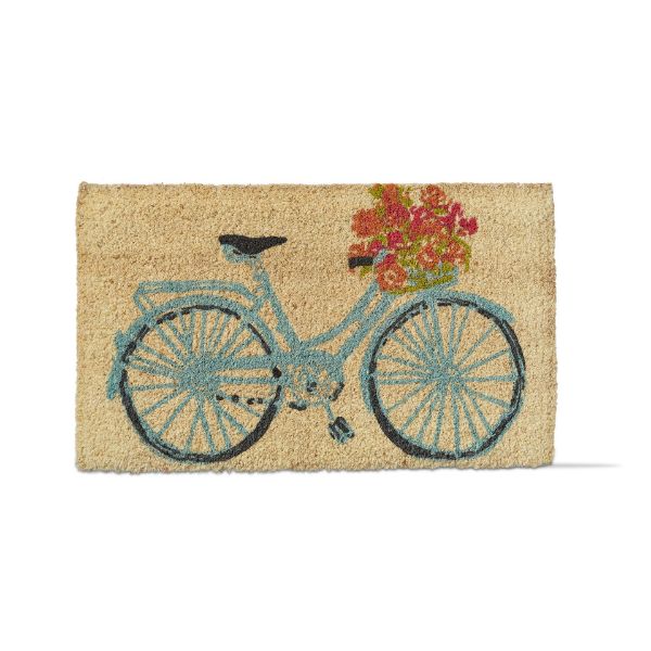 tag wholesale bike bicycle blossom coir mat natural sustainable eco friendly doormat