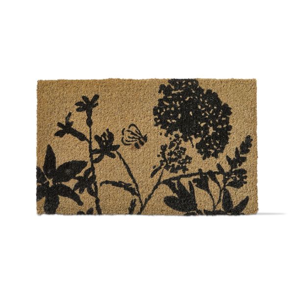tag wholesale let it bee coir mat natural sustainable eco friendly floral doormat