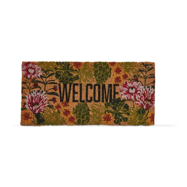 tag wholesale eden estate coir mat natural colorful floral sustainable eco friendly doormat