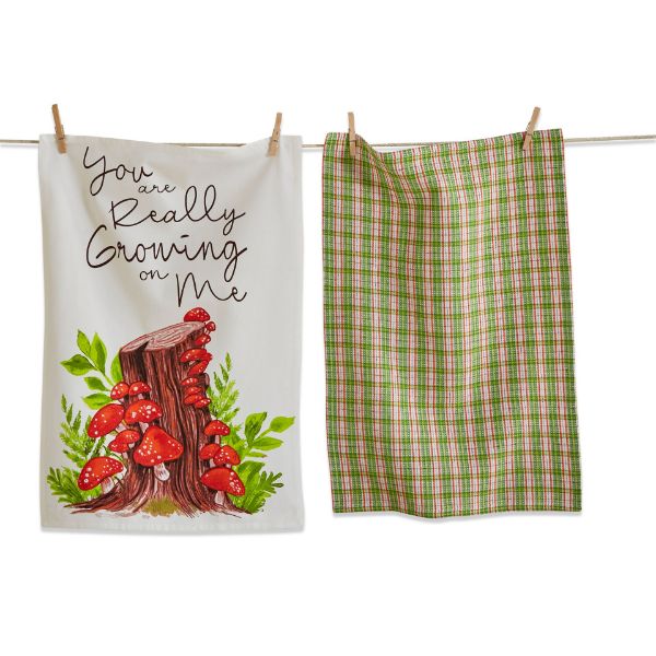tag wholesale you are really growing on me dishcloth dishtowel set green plants clean gift kitchen