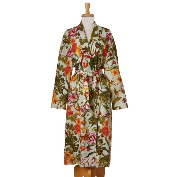 tag wholesale eden robe cotton floral lightweight artisan art spa bath luxury gift