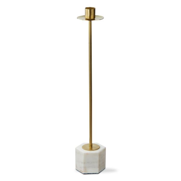 tag wholesale modern marble taper holder tall decor table white gold