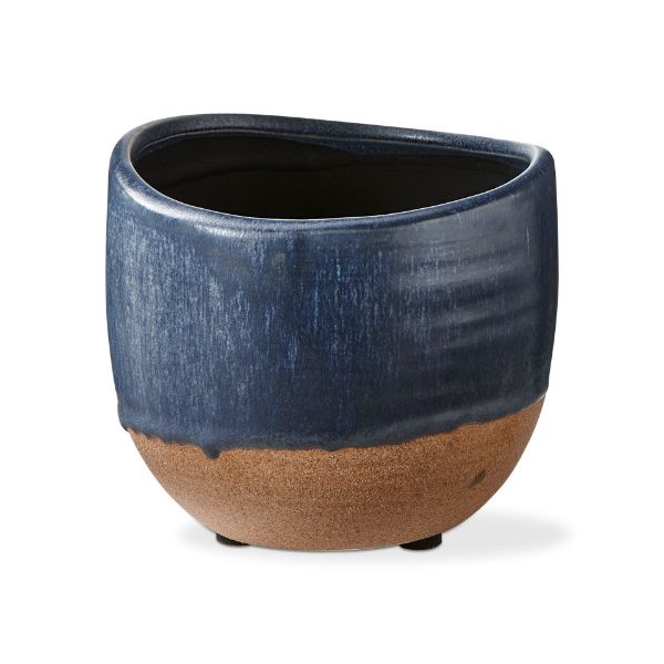 tag wholesale basin planter medium blue natural rustic vase design home decor display