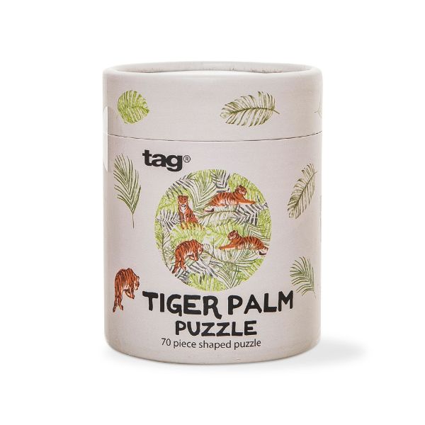 tag wholesale tiger puzzle 70 piece exclusive art artwork animal games colorful activity