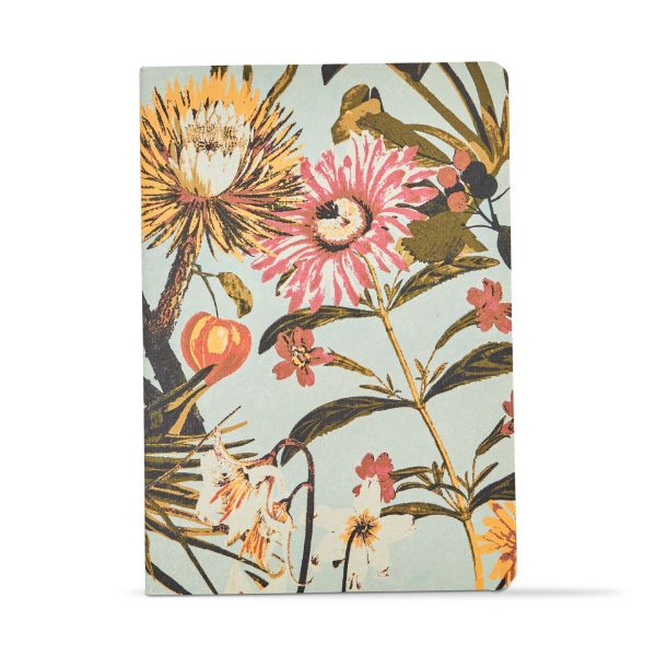 tag wholesale block print journal assortment soft cover recycled cotton plant floral print