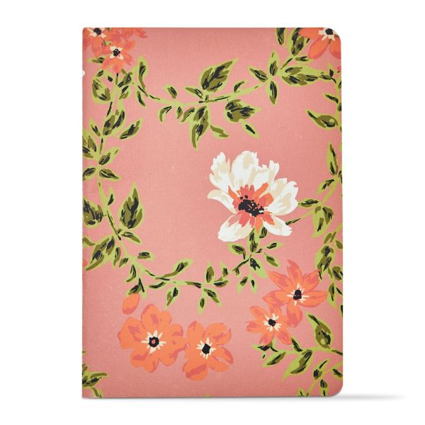 tag wholesale block print journal assortment soft cover recycled cotton plant floral print