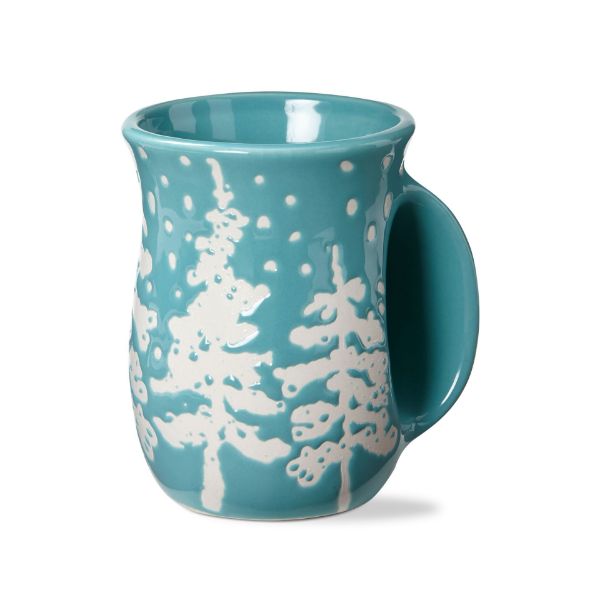 Picture of alpine glow handwarmer mug - turquoise