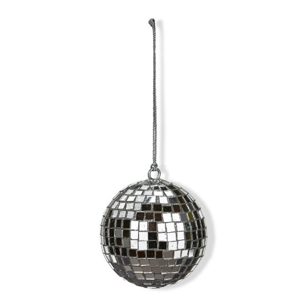 Picture of disco ball ornament - silver