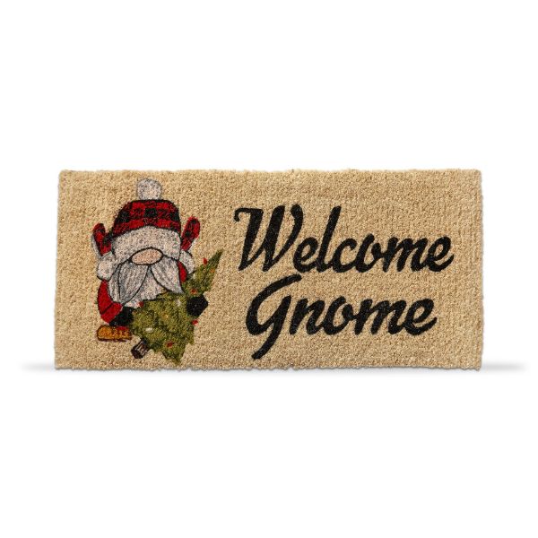 Picture of welcome gnome estate coir mat - multi