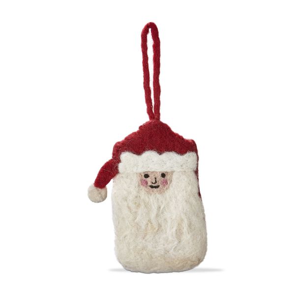 Picture of santa gift card holder ornament - red