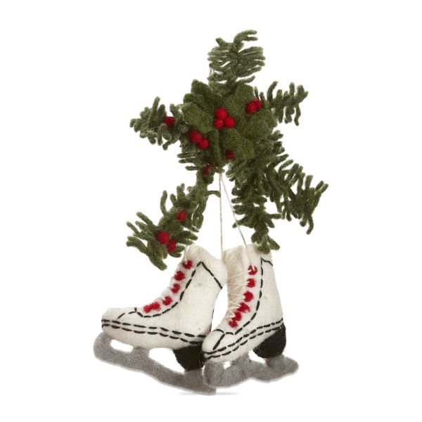 Picture of ice skates ornament - multi