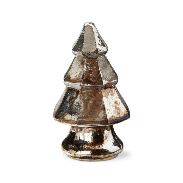 Picture of lustre glass tree decor small - antique gold