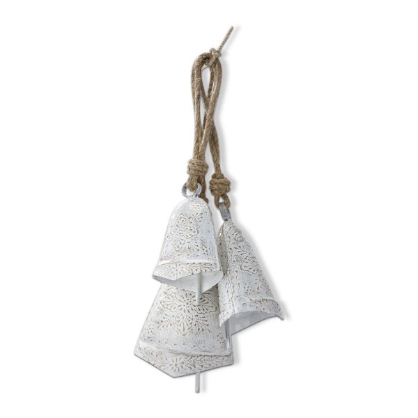 Picture of balsam bells set of 3 - antique white