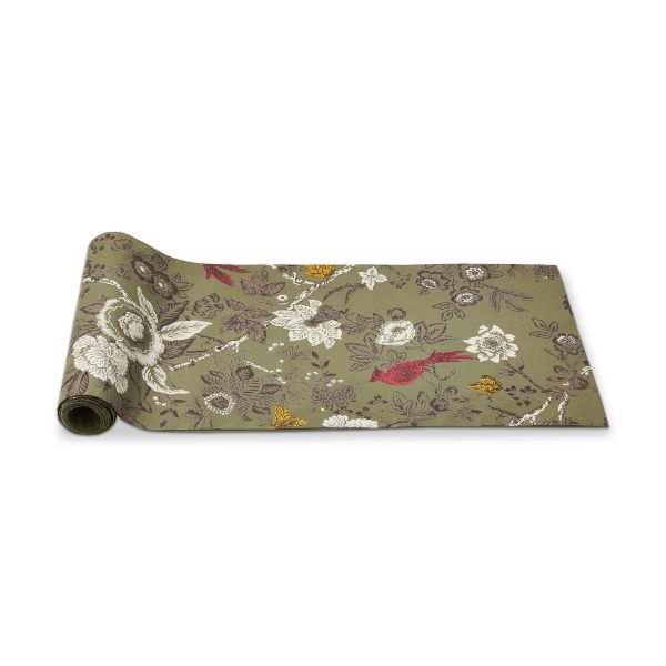 Picture of autumn toile runner - green