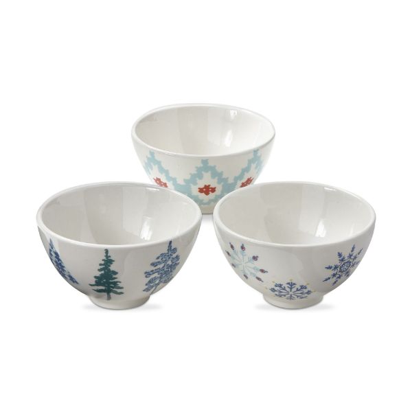 Picture of alpine snack bowl assortment of 3 - multi