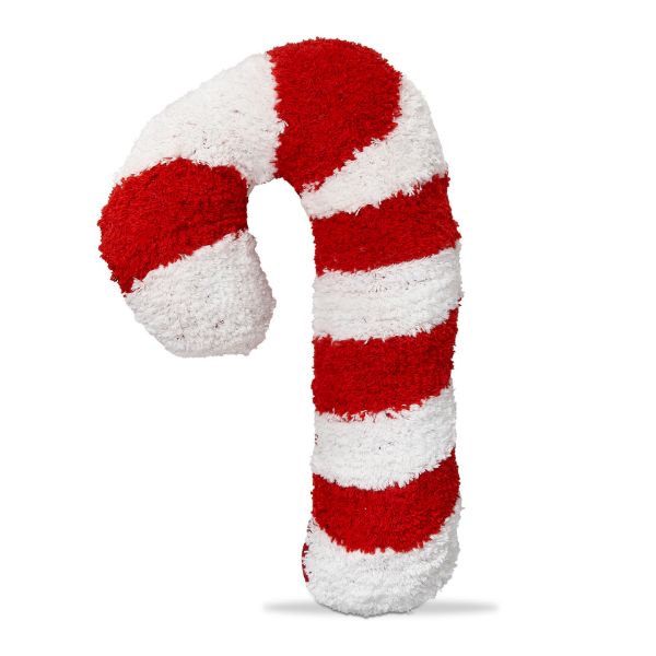 Picture of candy cane pillow - red