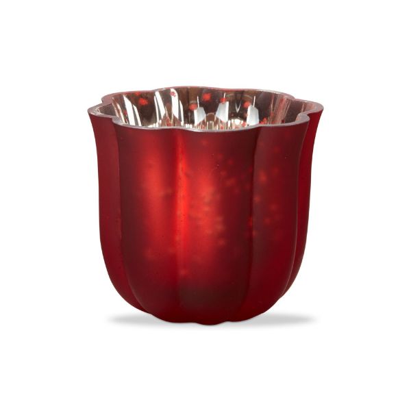 Picture of shine tealight holder - red