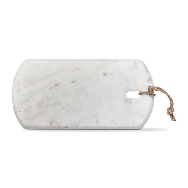Picture of white marble serving board - white