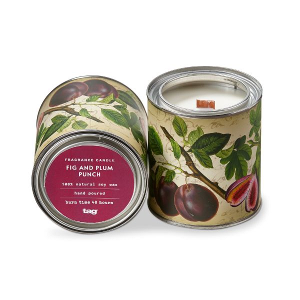 Picture of fig + plum punch candle tin - multi