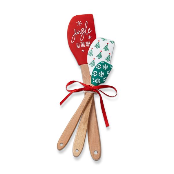Picture of festive spatula set of 3 - multi
