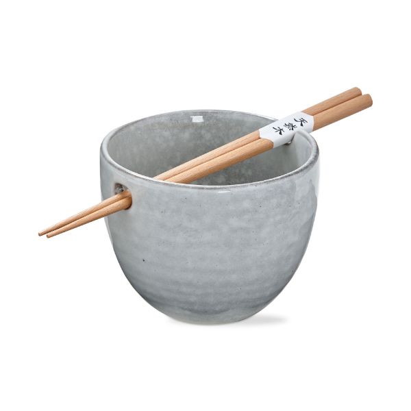 Picture of stinson ramen bowl set of 2 - light gray