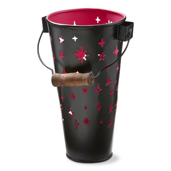 Picture of hocus pokus magic stars candle bucket - pink