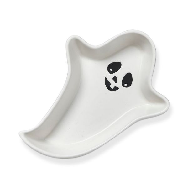 Picture of giggles ghost snack bowl - white
