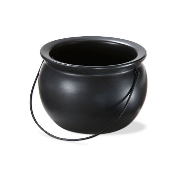 Picture of cauldron bowl with handle - black