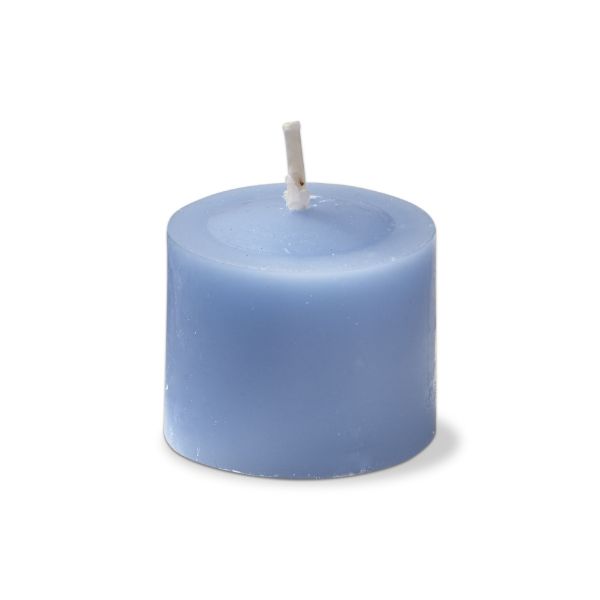 tag wholesale color studio votive candles set of 12 unscented paraffin wax events weddings parties light blue