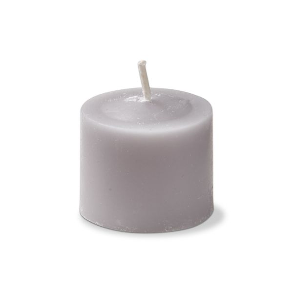 tag wholesale color studio votive candles set of 12 unscented paraffin wax events weddings parties gray