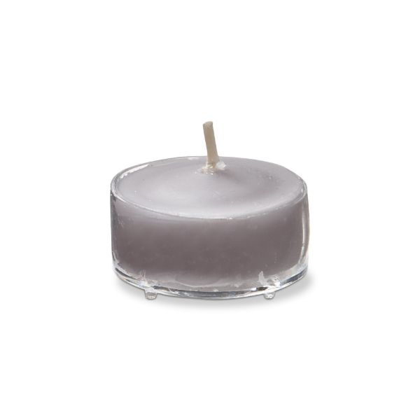 tag wholesale color studio tealight candles set of 8 unscented paraffin wax events weddings parties gray