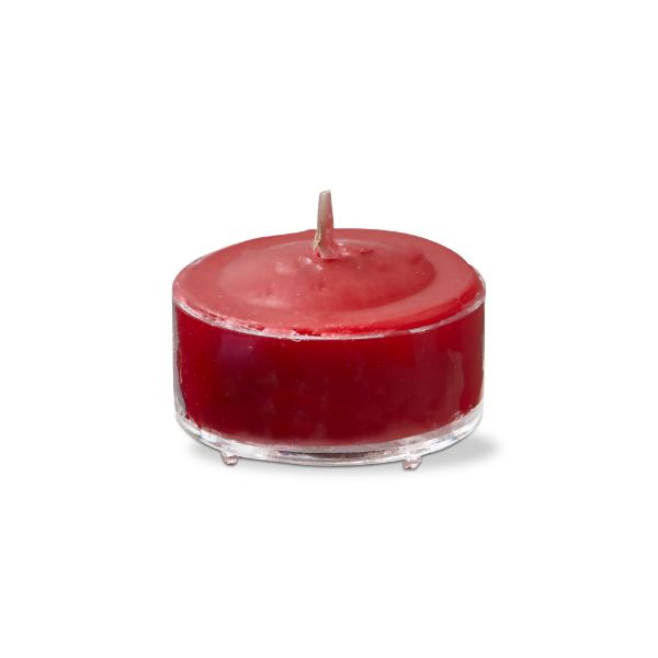 tag wholesale color studio tealight candles set of 8 unscented paraffin wax events weddings parties red
