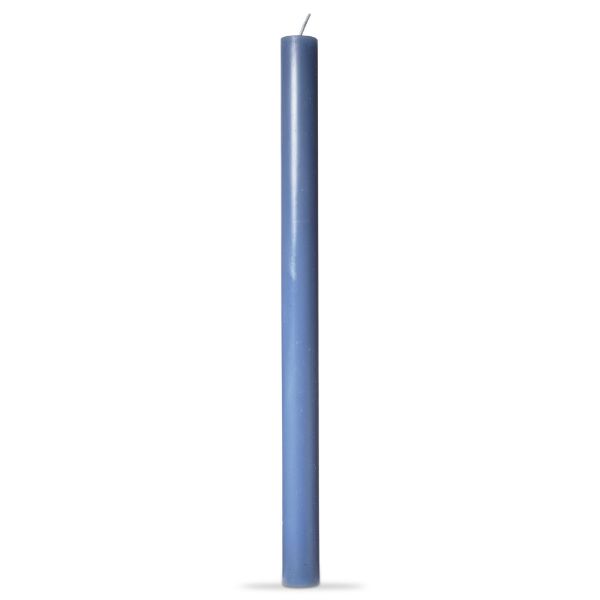 tag wholesale color studio 12in straight candle unscented paraffin wax taper candlesticks events weddings parties blue denim