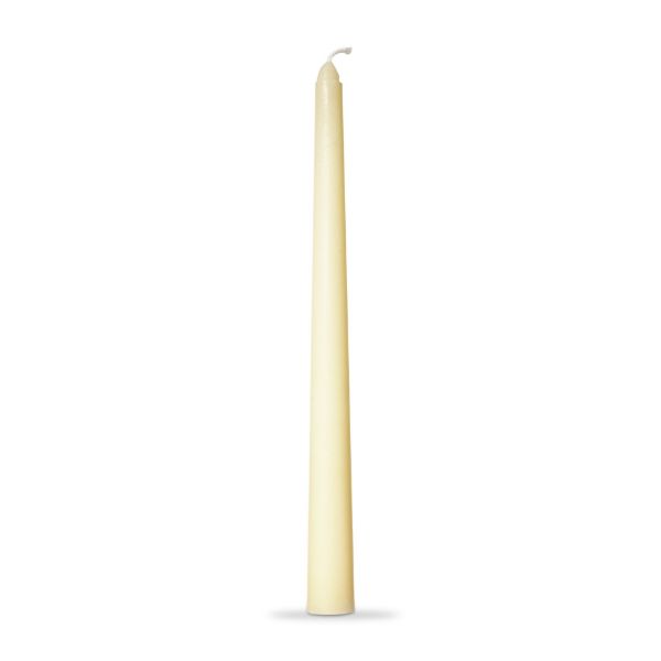 tag wholesale color studio 12in taper candle set of 4 unscented paraffin wax candlesticks events weddings parties ivory