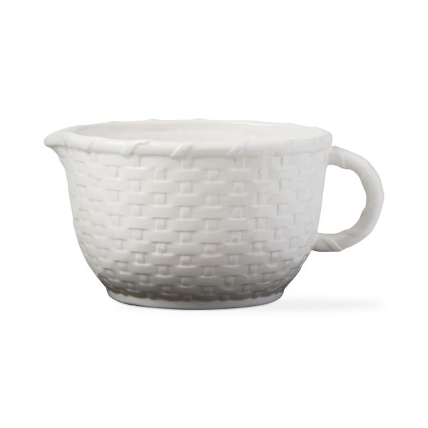 Picture of basket weave batter bowl - White