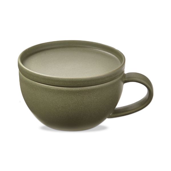tag wholesale logan soup coffee mug with lid set modern ceramic stoneware green