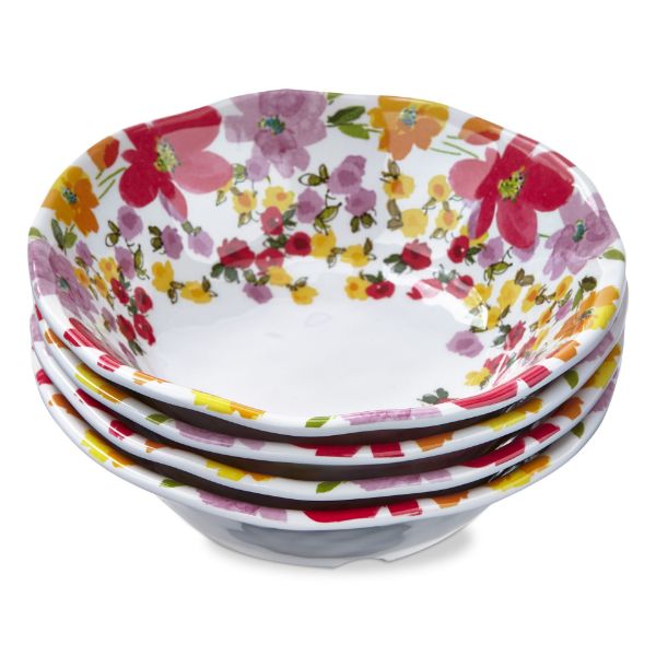 tag wholesale springtime floral melamine bowl set spring summer floral flower table shatterproof